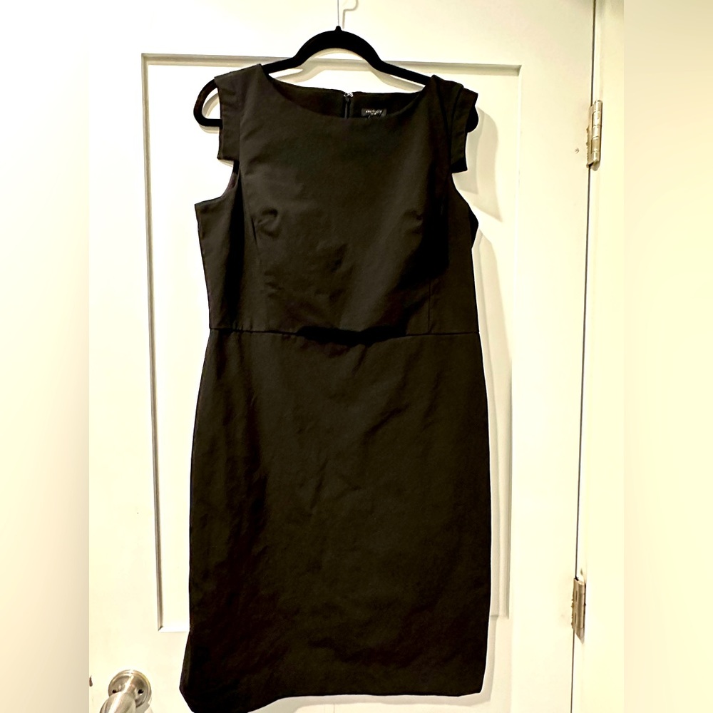 Ann Taylor Black Midi Dress